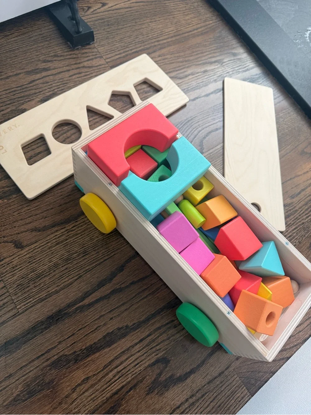 Lovevery The Block Set – Multicolor Wooden Building Blocks for Kids